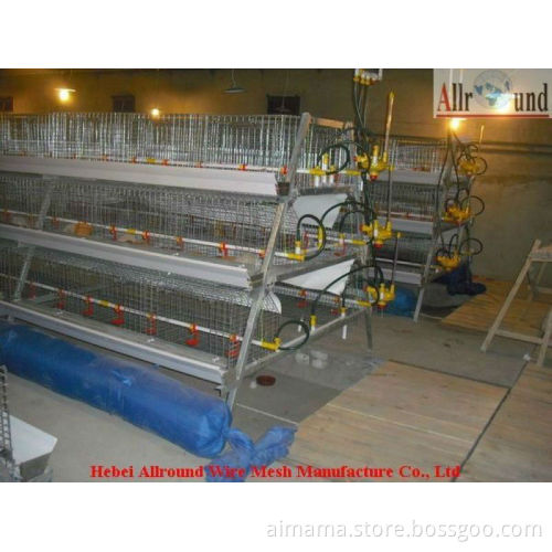 Automatic broiler cage for poultry farming cage